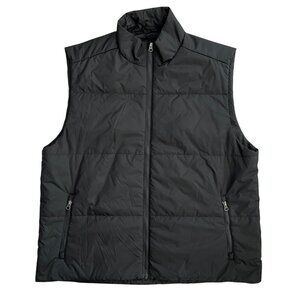 Quince Womens Hybrid Insulated Lightweight Puffer Vest Black XL Minimalist